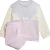 Kids Adidas Sets | Adidas Track Suit Kid Crew Set Ij9833 Roze