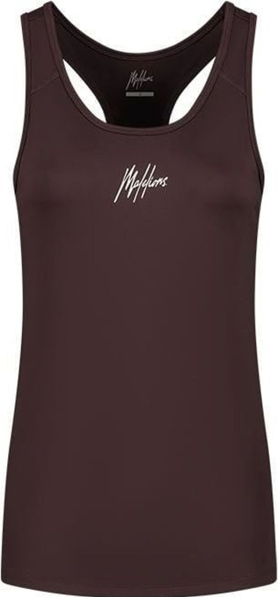 Dames Malelions | Malelions Women Sport Tanktop - Chocolate Bruin