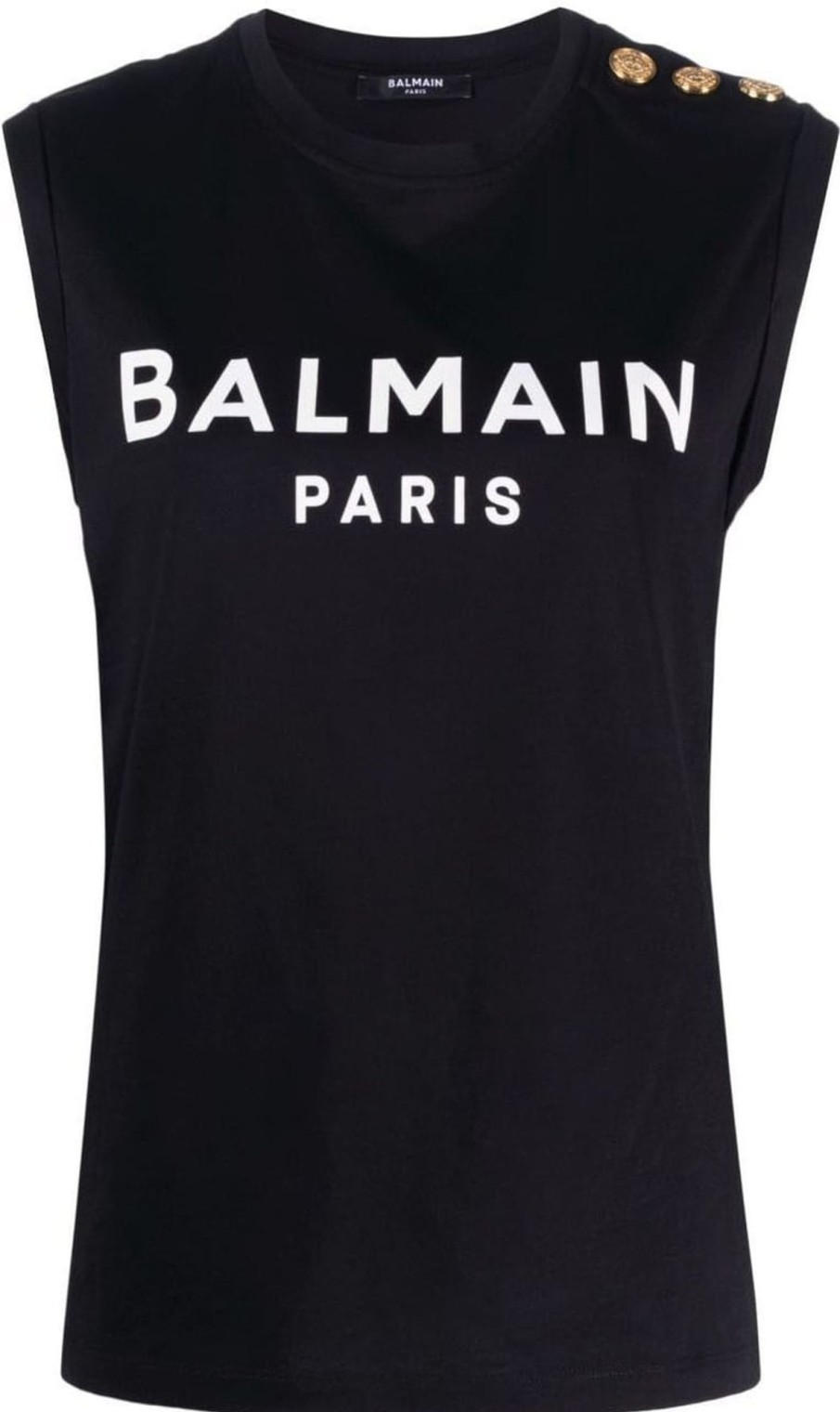 Dames Balmain | Balmain Top Black Zwart