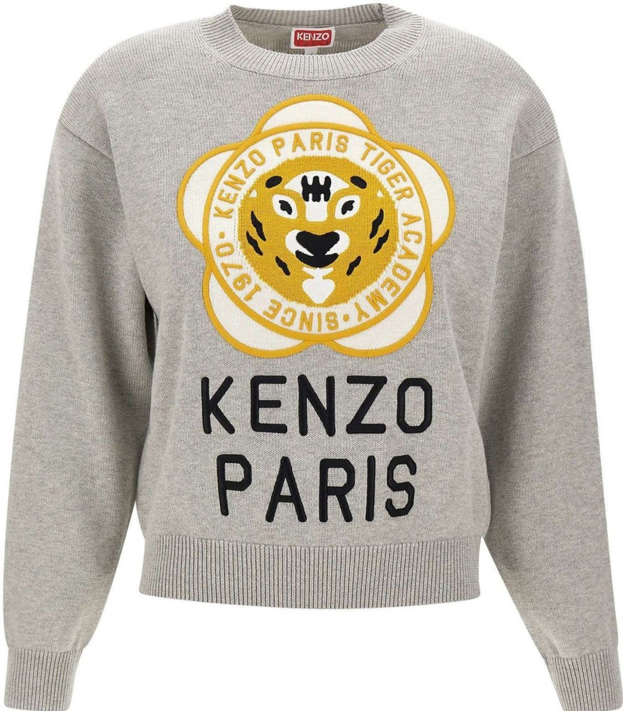 Dames Kenzo | Kenzo Sweaters Gray Grijs