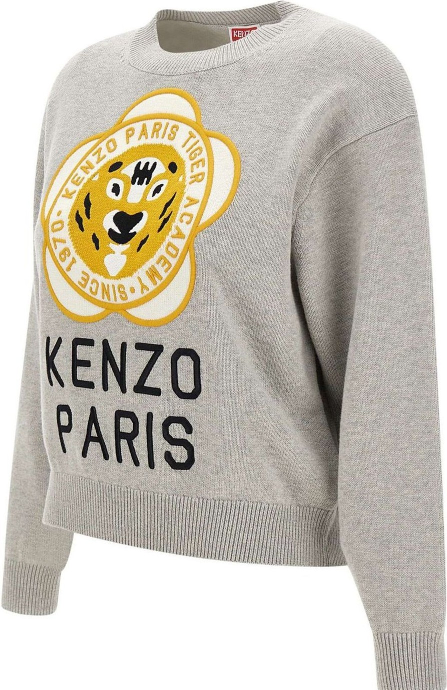 Dames Kenzo | Kenzo Sweaters Gray Grijs