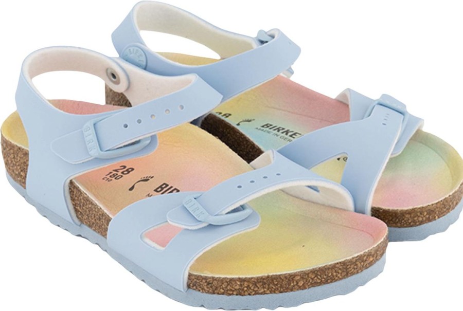 Kids Birkenstock Sandalen | Birkenstock Birkenstock Kinder Meisjes Sandalen Licht Blauw Blauw