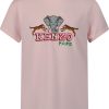 Kids Kenzo Tops | Kenzo Kenzo Kids Kinder Meisjes T-Shirt Licht Roze Roze