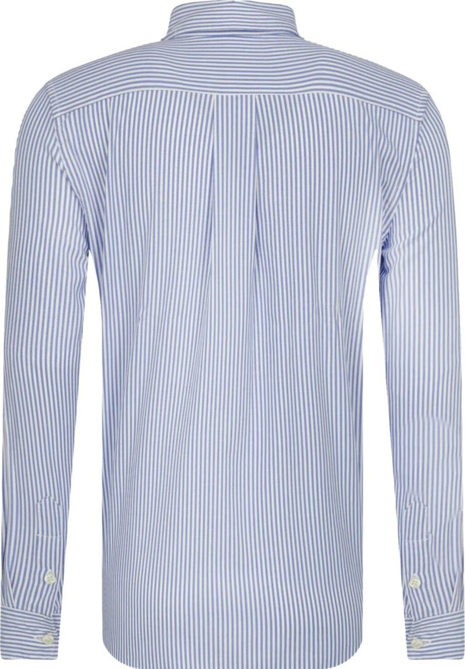 Kids Ralph Lauren Overhemden | Ralph Lauren Ralph Lauren Camicia Rigata Male Blauw