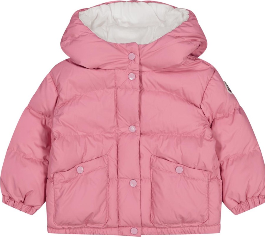 Kids Moncler Tassen | Moncler Moncler Baby Meisjes Jas Licht Roze Roze