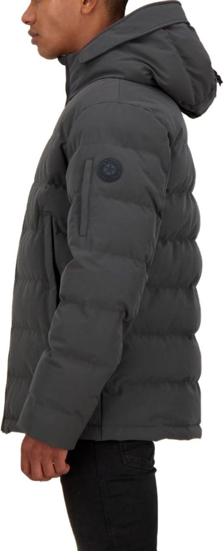 Heren Airforce | Airforce Mitchell Parka Gun Metal Grijs