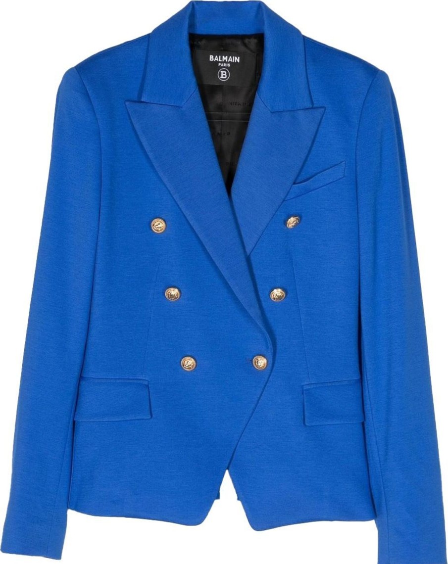 Kids Balmain Jassen | Balmain Jacket Blue Blauw