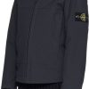 Kids Stone Island Jassen | Stone Island Stone Island Softshell Primaloft Male Zwart