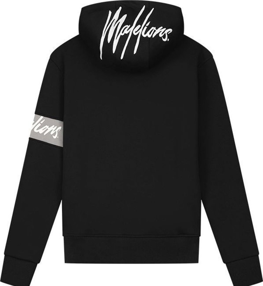 Dames Malelions | Malelions Women Captain Hoodie - Black Zwart