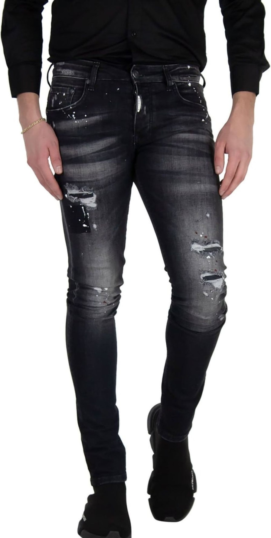 Heren Richesse | Richesse Granada Dark Jeans Grijs