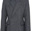 Heren Prada | Prada Prada Incudine Wool Blazer Grijs