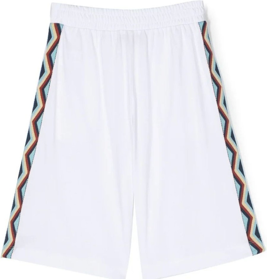 Kids Missoni Shorts | Missoni Jersey Short White Wit