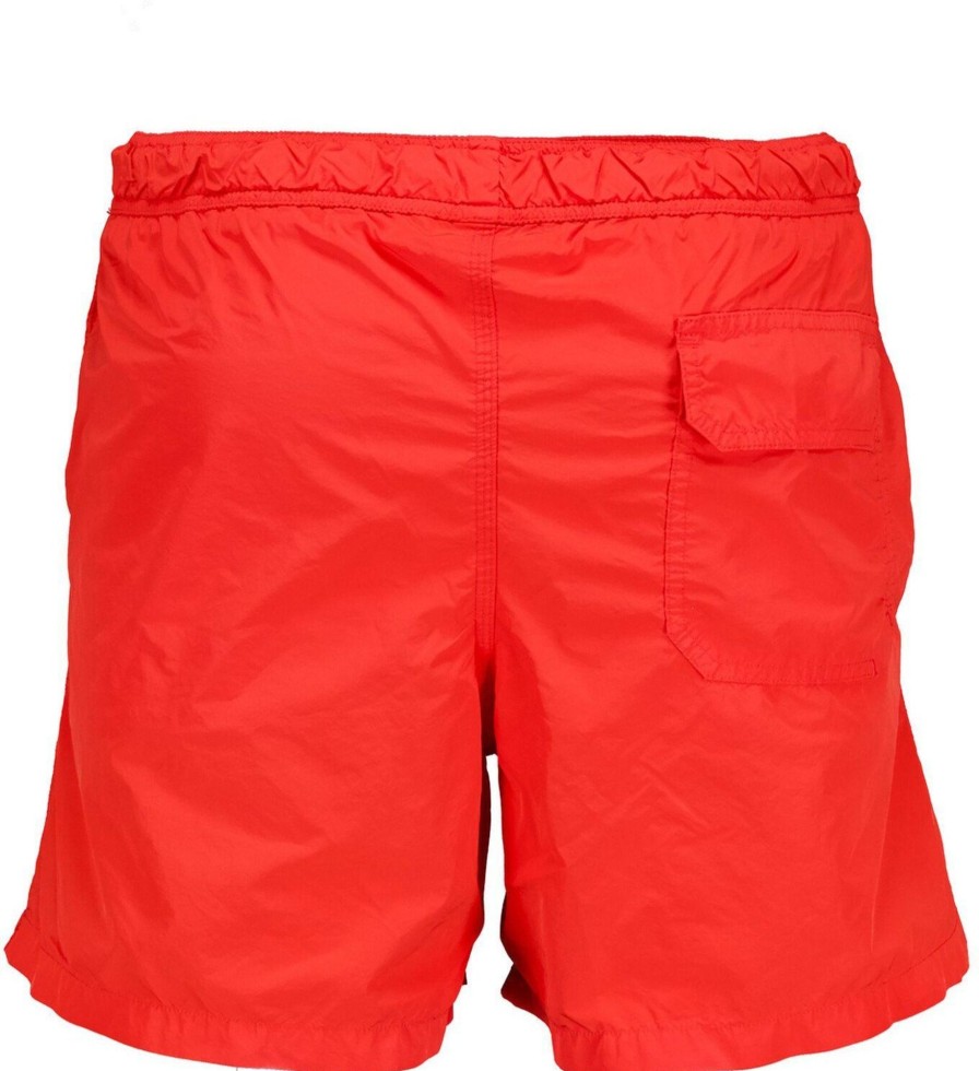 Heren Aspesi | Aspesi Aspesi Badkleding Rood Polyester Maat L Basic Zwembroeken Rood Rood