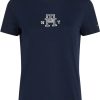 Dames Tommy Hilfiger | Tommy Hilfiger T-Shirt Donkerblauw Blauw