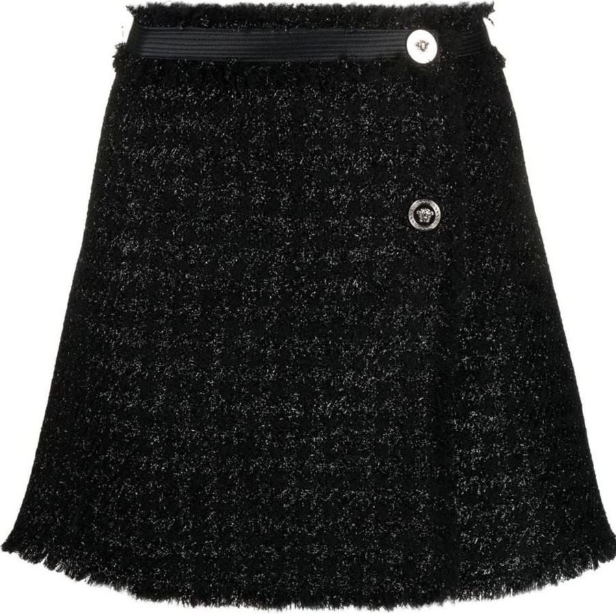 Dames Versace | Versace Skirts Black Zwart