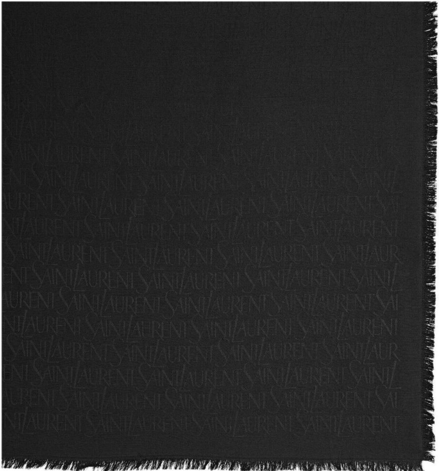 Dames Saint Laurent | Saint Laurent Scarfs Black Zwart