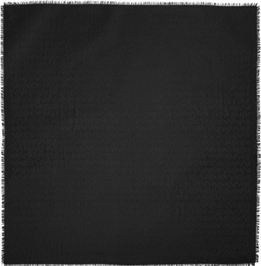 Dames Saint Laurent | Saint Laurent Scarfs Black Zwart