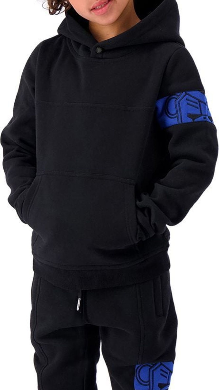 Kids Black Bananas Truien | Black Bananas Jr Commander Hoody Zwart