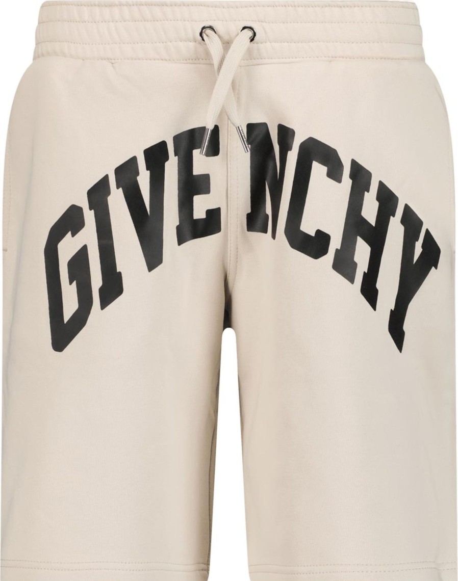 Kids Givenchy Shorts | Givenchy Givenchy Kinder Jongens Shorts Licht Beige Beige