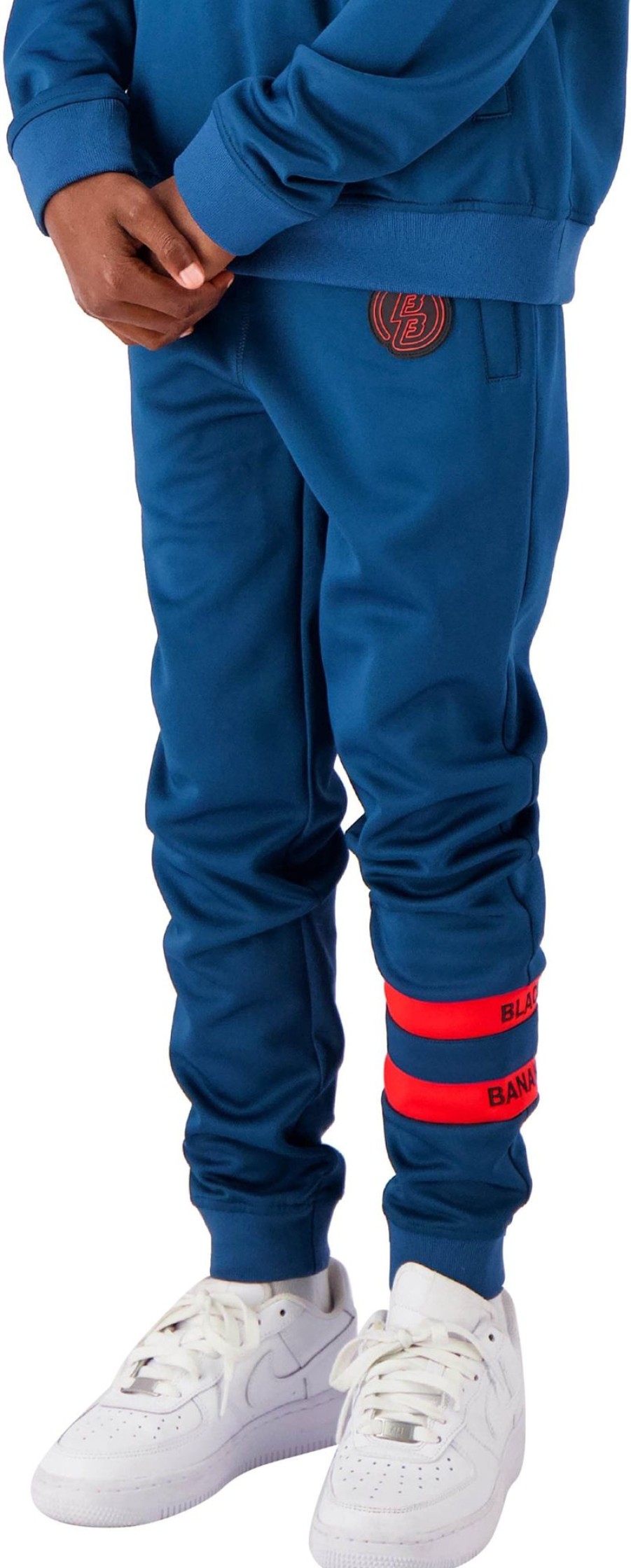 Kids Black Bananas Broeken | Black Bananas Jr Limit Trackpants Blauw