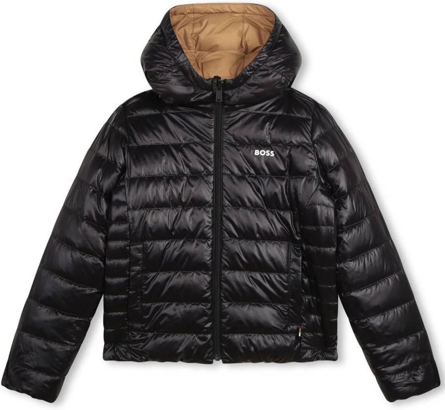 Kids Hugo Boss Jassen | Hugo Boss J26516/09B Zwart