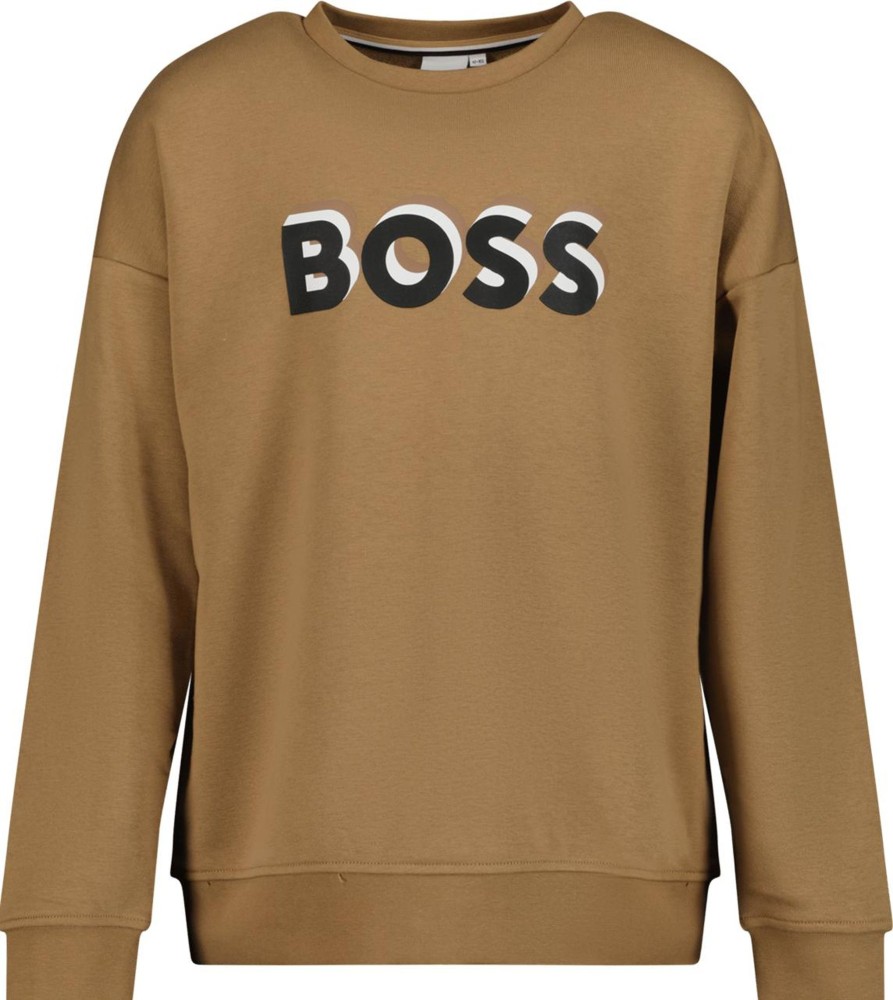 Kids Hugo Boss Truien | Hugo Boss Boss Kinder Jongens Trui Beige Beige