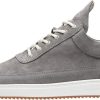 Heren Filling Pieces | Filling Pieces Low Top Ripple Suede Grey Grijs