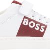 Kids Hugo Boss Sneakers | Hugo Boss Boss Kinder Jongens Sneakers Wit Wit