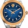 Dames Versace | Versace V12060017 Hellenyium Dames Horloge Blauw