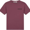 Dames Malelions | Malelions Women Studio T-Shirt - Burgundy Rood