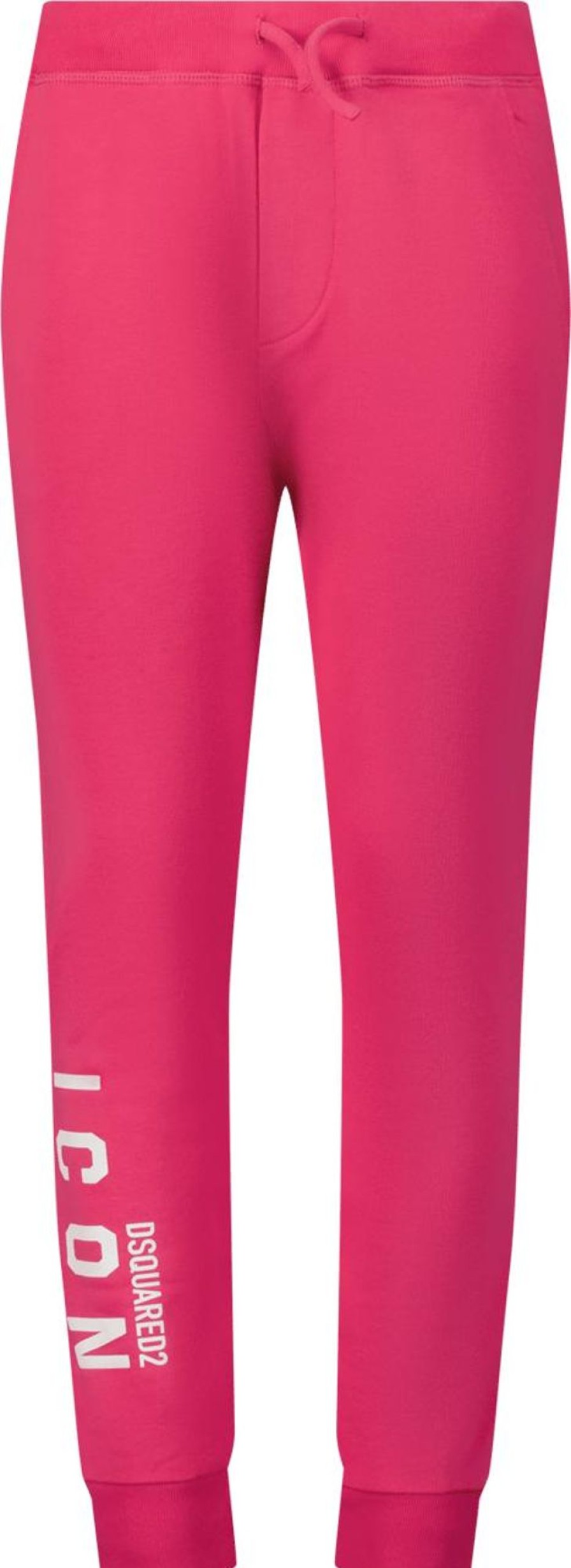 Kids Dsquared2 Broeken | Dsquared2 Dsquared2 Kinder Meisjes Broek Fuchsia Roze