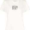 Dames Golden Goose | Golden Goose Journey Ws Tshirt Slim White Wit