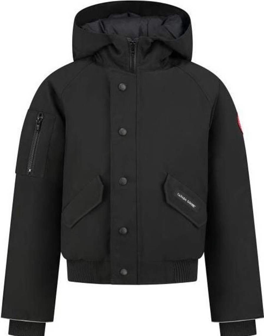 Kids Canada Goose Jassen | Canada Goose Rundle Bomber - Nf Zwart