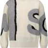 Kids MSGM Truien | Msgm Msgm Kinder Meisjes Trui Off White Wit