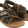 Kids Fendi Sandalen | Fendi Fendi Kinder Jongens Sandalen Bruin Bruin