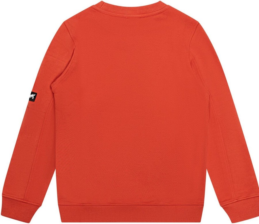 Kids Malelions Truien | Malelions Junior Pocket Sweater Rood