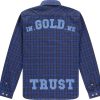 Heren In Gold We Trust | In Gold We Trust The Clash Overhemd Heren Donkerblauw Blauw