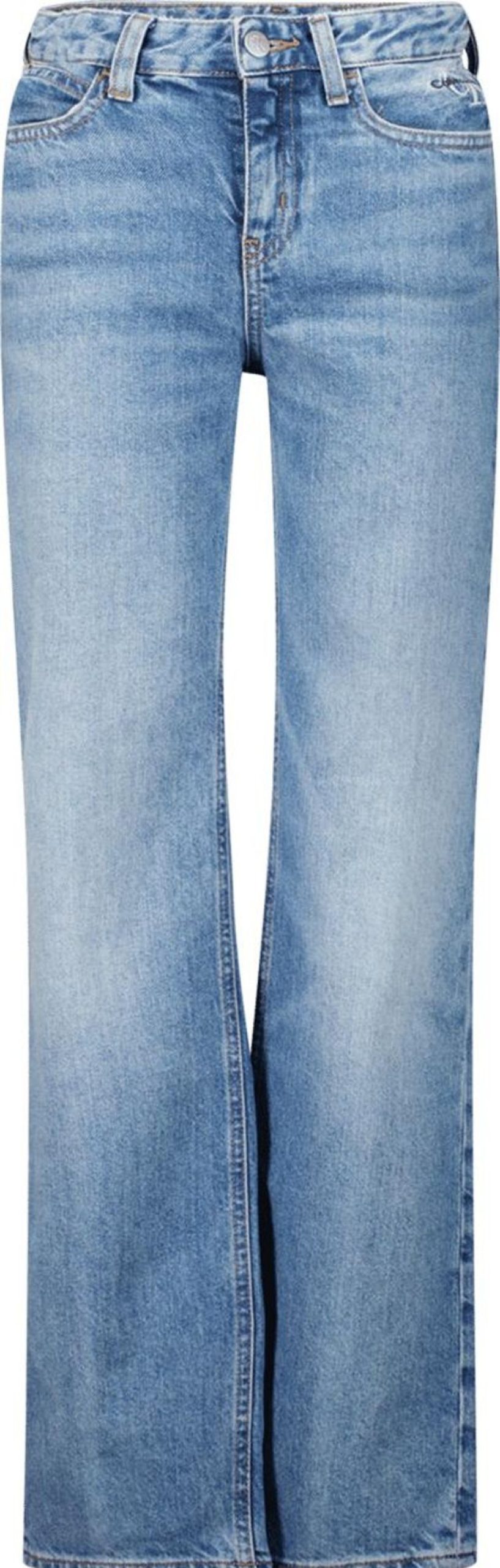 Kids Calvin Klein Jeans | Calvin Klein Calvin Klein Kinder Meisjes Jeans Jeans Blauw