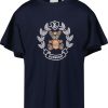 Kids Burberry Tops | Burberry Burberry Kinder Meisjes T-Shirt Navy Blauw