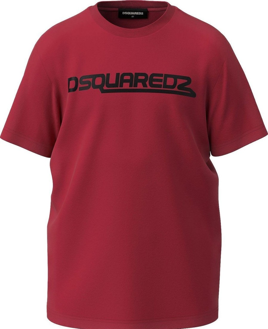 Kids Dsquared2 T-Shirts | Dsquared2 T-Shirts-Dsquared Kids Rood