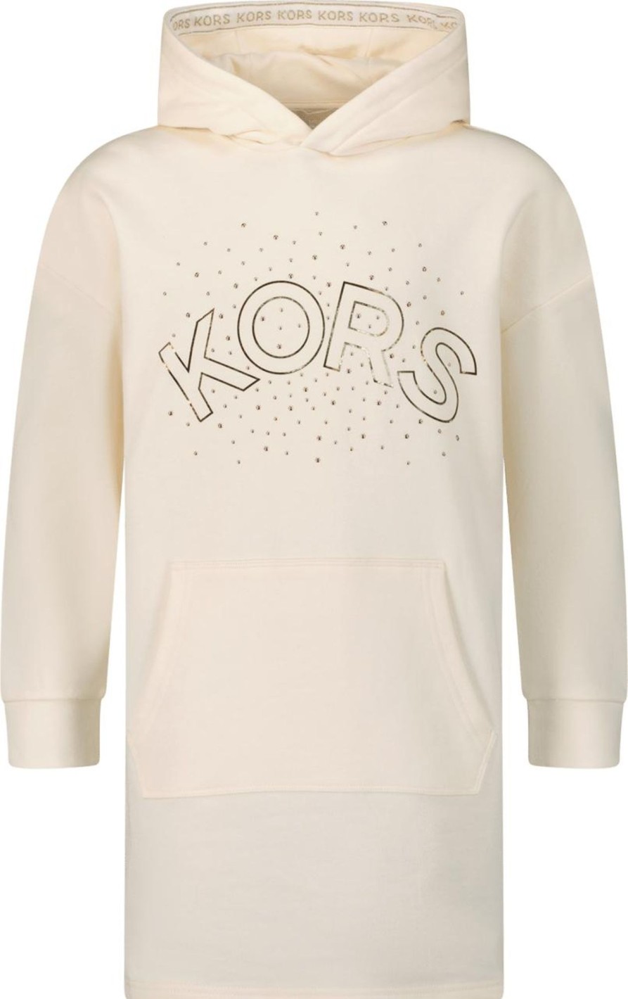 Kids Michael Kors Jurken | Michael Kors Michael Kors Kinder Meisjes Jurk Off White Wit