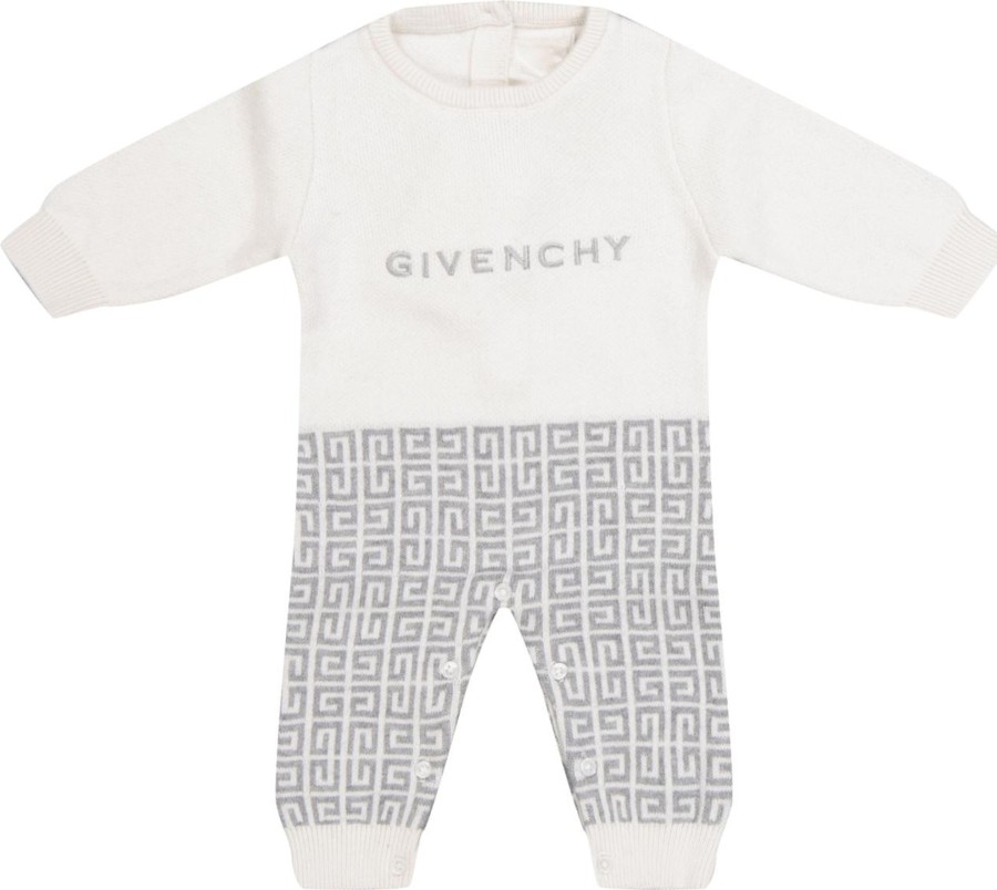 Kids Givenchy Rompers | Givenchy Givenchy Unisex Boxpakje Wit Wit