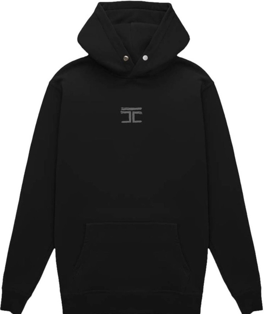 Heren JORCUSTOM | Jorcustom Artist Slim Fit Hoodie Black Zwart