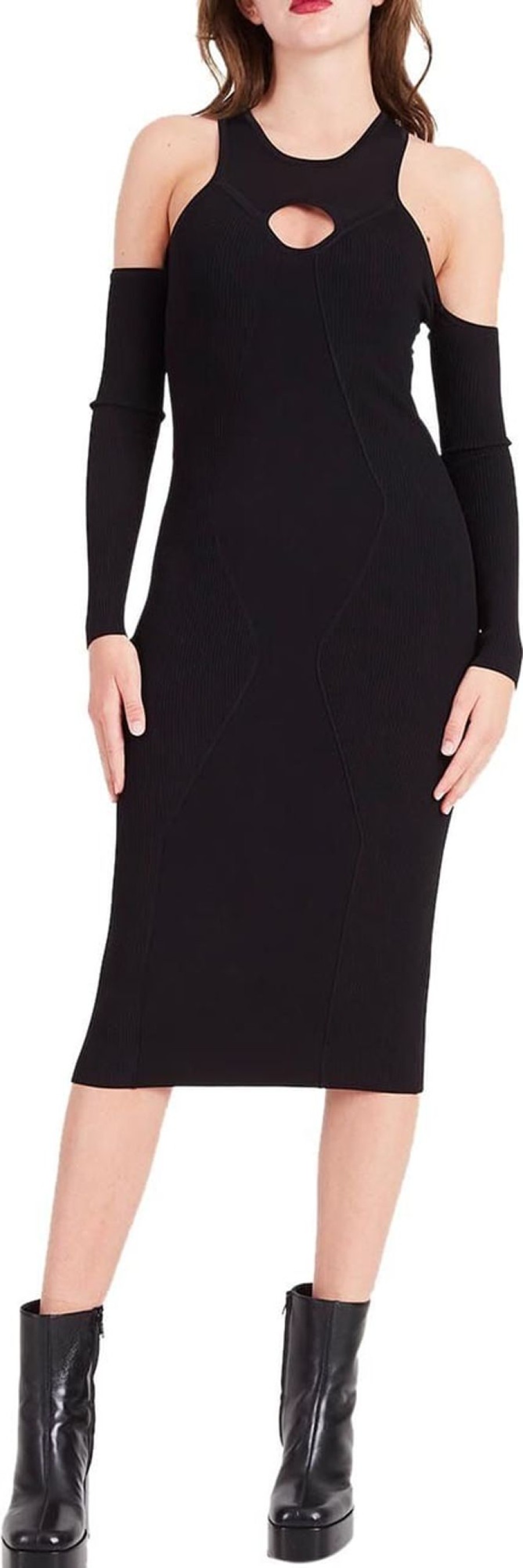 Dames Pinko | Pinko Dress "Coniglio" Zwart