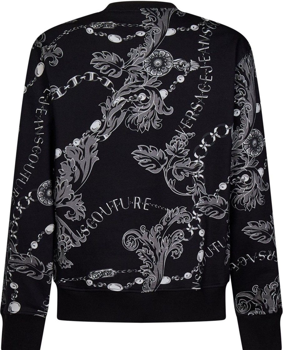 Heren Versace Jeans Couture | Versace Jeans Couture Versace Jeans Couture Sweaters Black Zwart