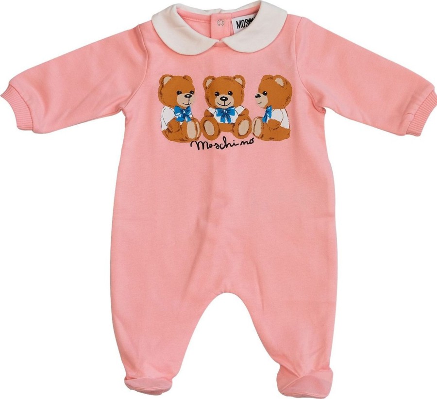 Kids Moschino Babypakjes | Moschino Moschino Tutina 3 Orsetti Newborn Roze