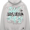 Heren JORCUSTOM | Jorcustom Price Zipped Hoodie Lightgrey Grijs