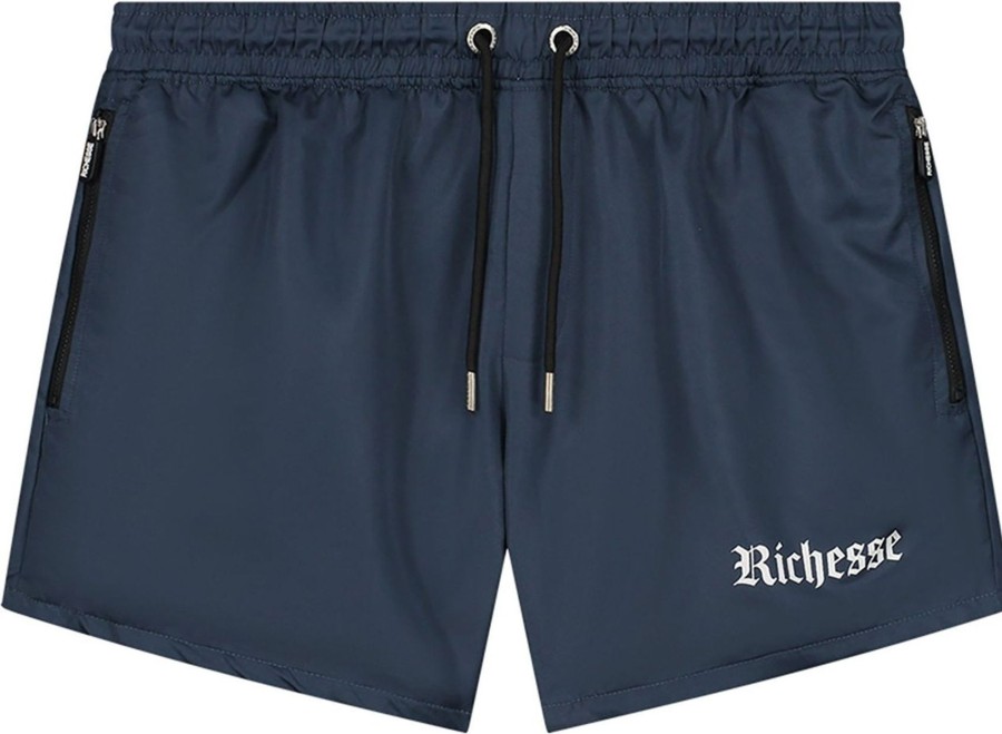 Heren Richesse | Richesse Paradise Navy Blue Zwemshort Blauw