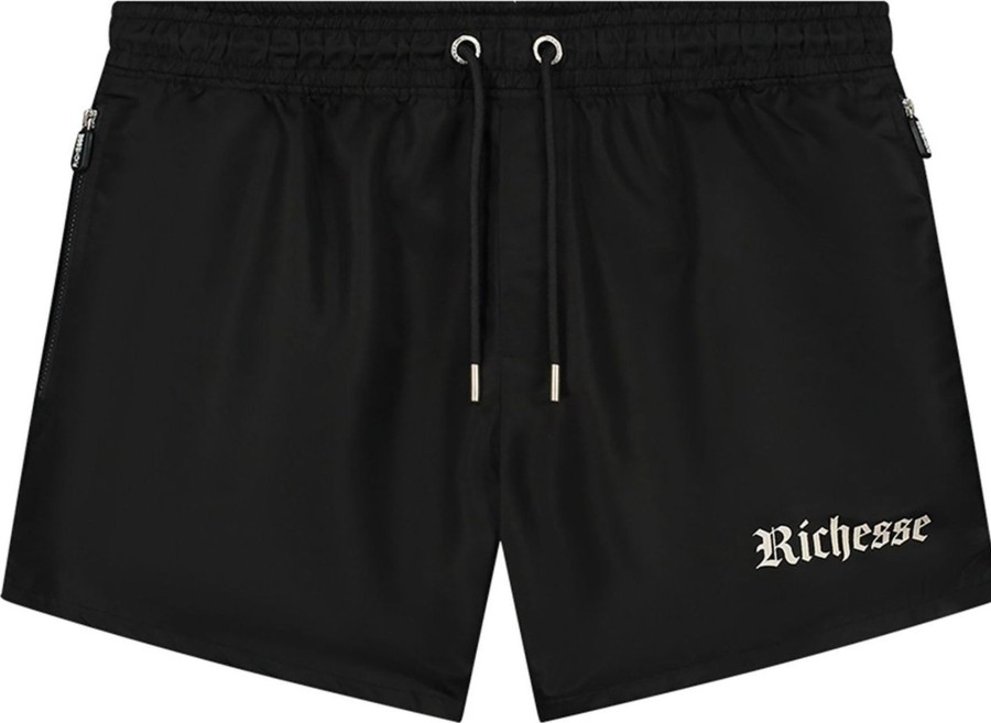 Heren Richesse | Richesse Paradise Black Zwemshort Zwart