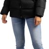 Dames 24 Uomo | 24 Uomo Puffer Jacket Zwart Dames Zwart